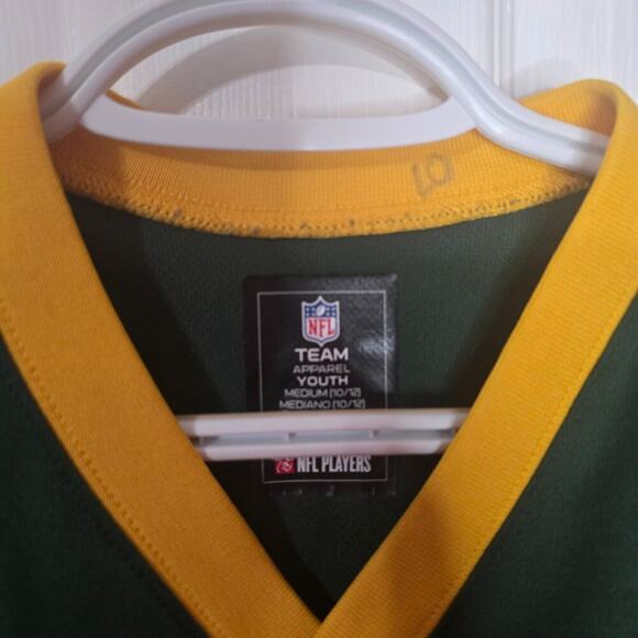 NFL Aaron Rodgers Green Bay Packers Jersey Youth Medium - Picture 4 of 5